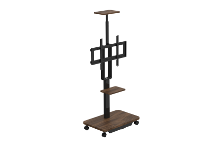 Jednomotorový televizní stojan na mobilní vozík
